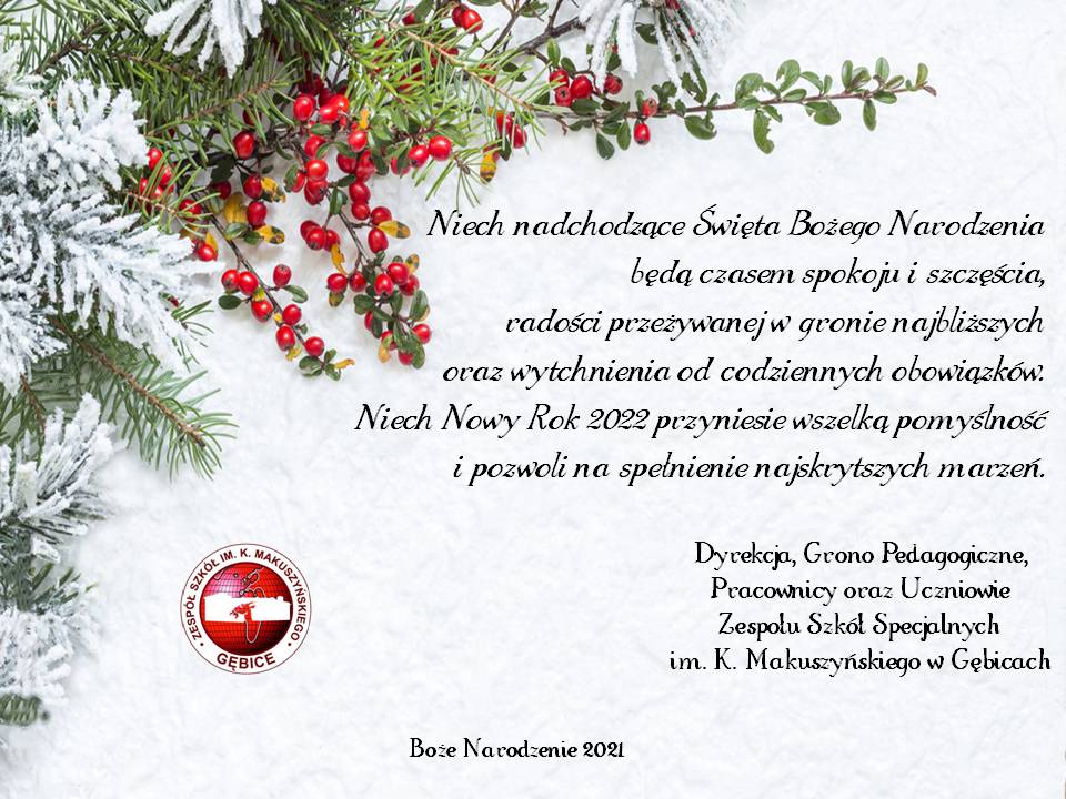 Życzenia świąteczne